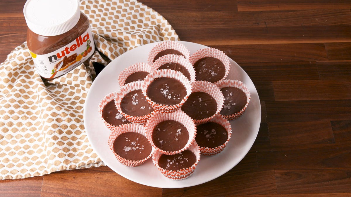 preview for These Easy Nutella Cups Are Insanely Good