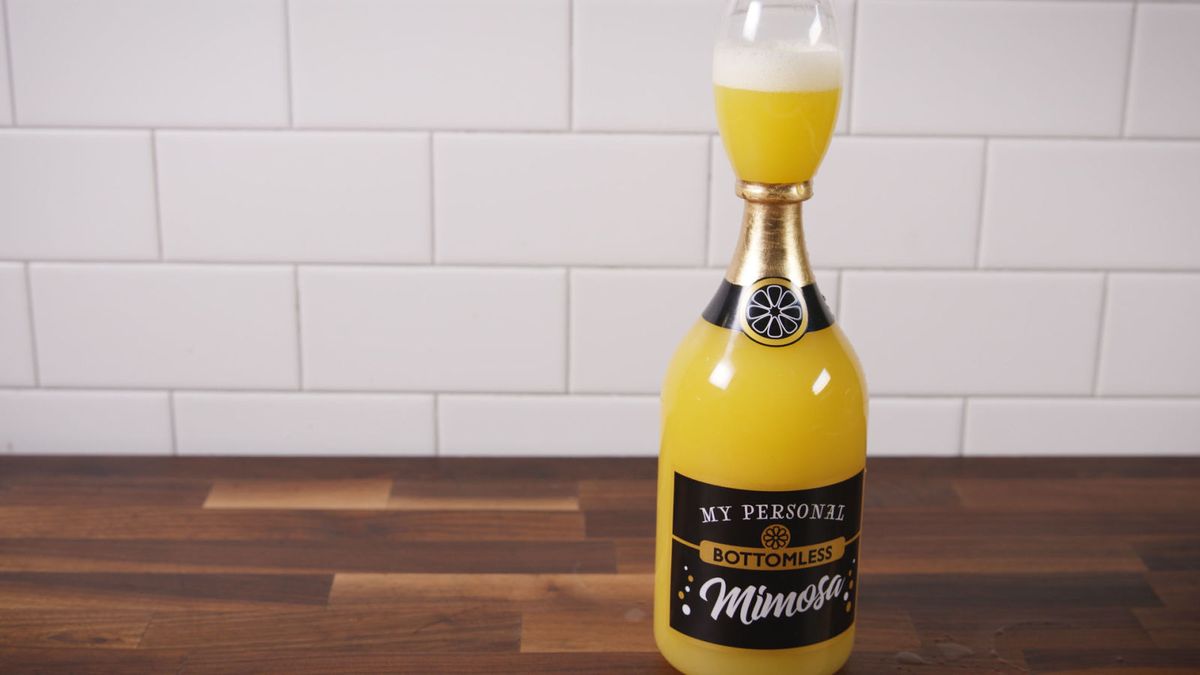 preview for Take Your Brunches To A Whole New Level With This Bottomless Mimosa Glass