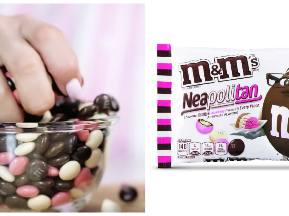M&M's Released White Chocolate Candies That Taste Like a Strawberry Shake