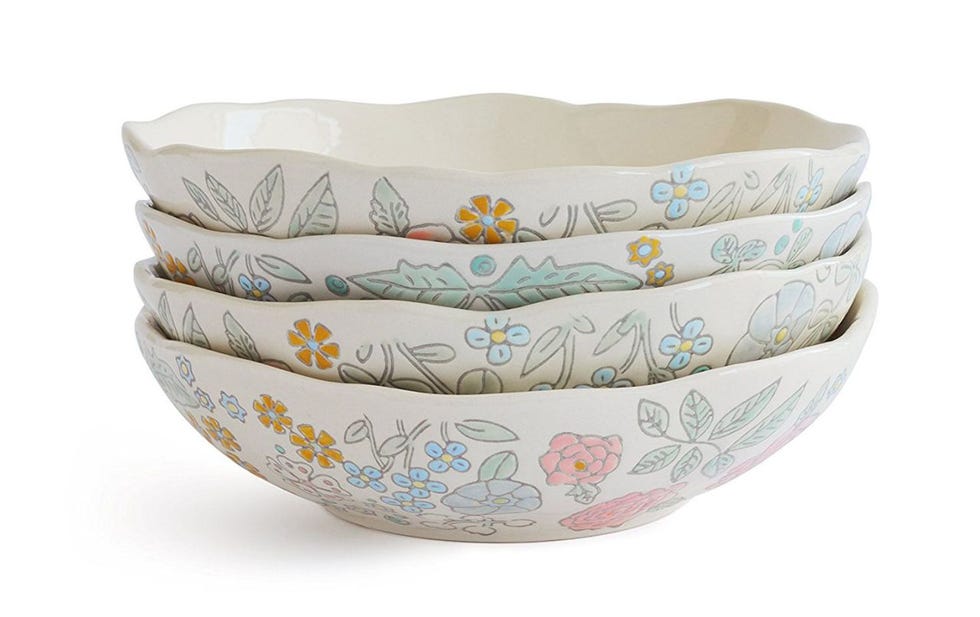 Dishware, Bowl, Tableware, Porcelain, Ceramic, Mixing bowl, Serveware, Dinnerware set, Pottery, 