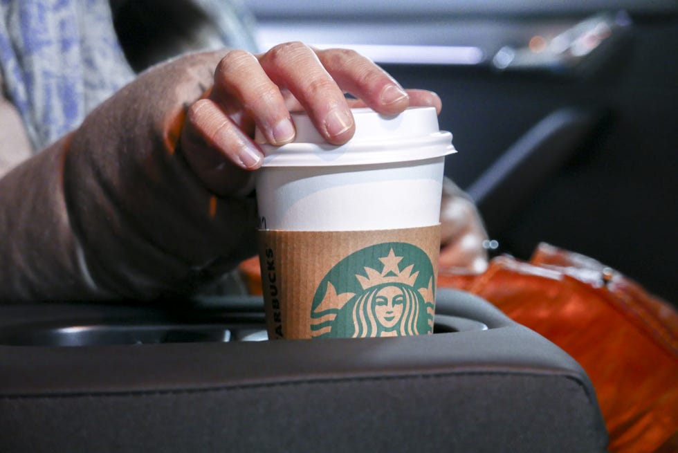 delish starbucks cup
