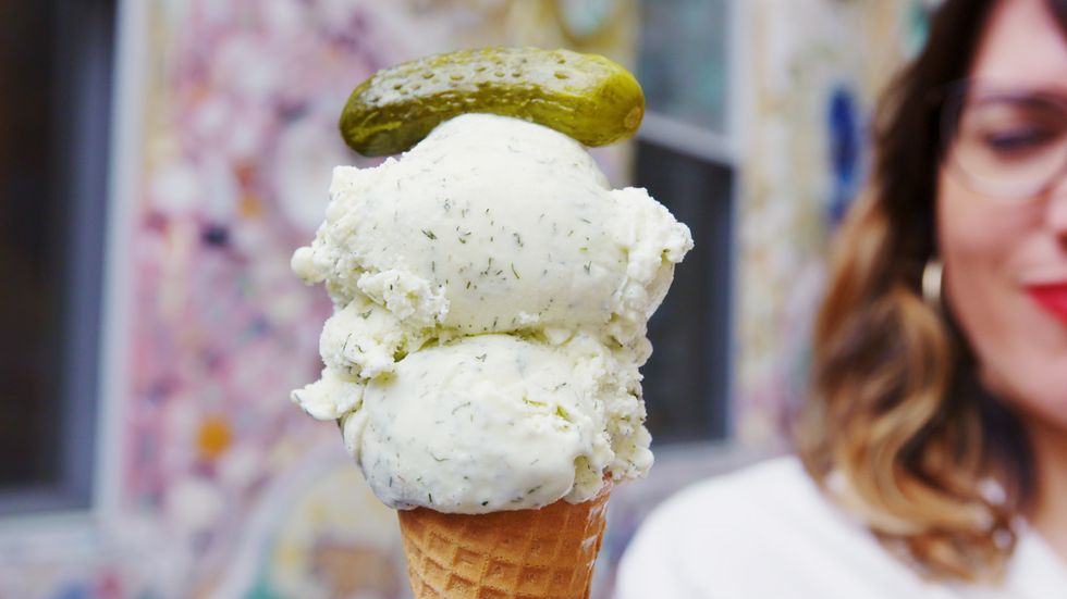 Pickle Ice Cream Cucumber Dill Ice Cream