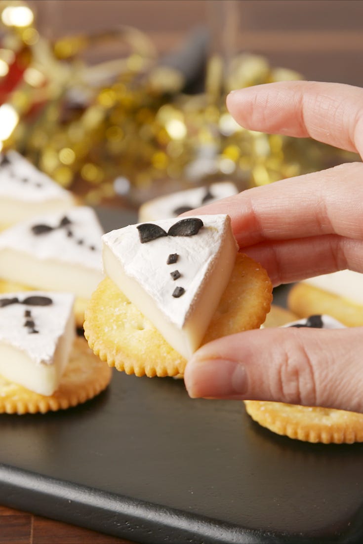 Black Tie Brie Bites