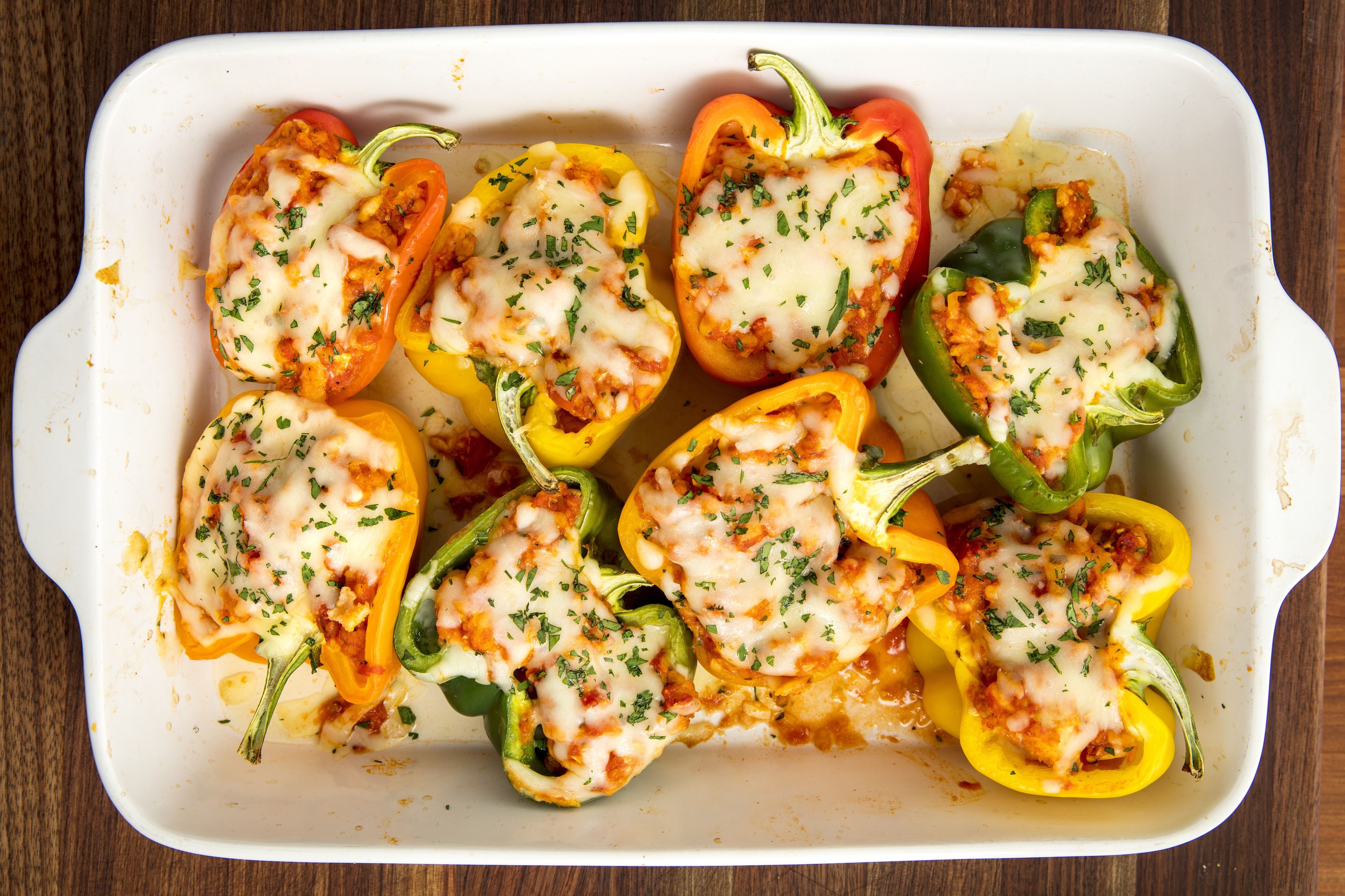 Best Chicken Parm Stuffed Peppers How Baked Stuffed Peppers | Recipe