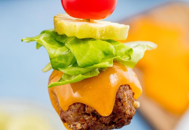 bunless burger bites