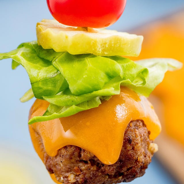 Bunless Burger Bites horizontal bunless burger bites