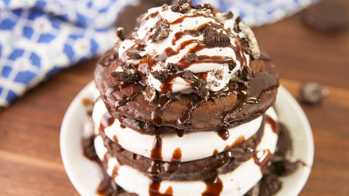 Video player poster image preview for Oreogasm Pancakes = Brunch MVP