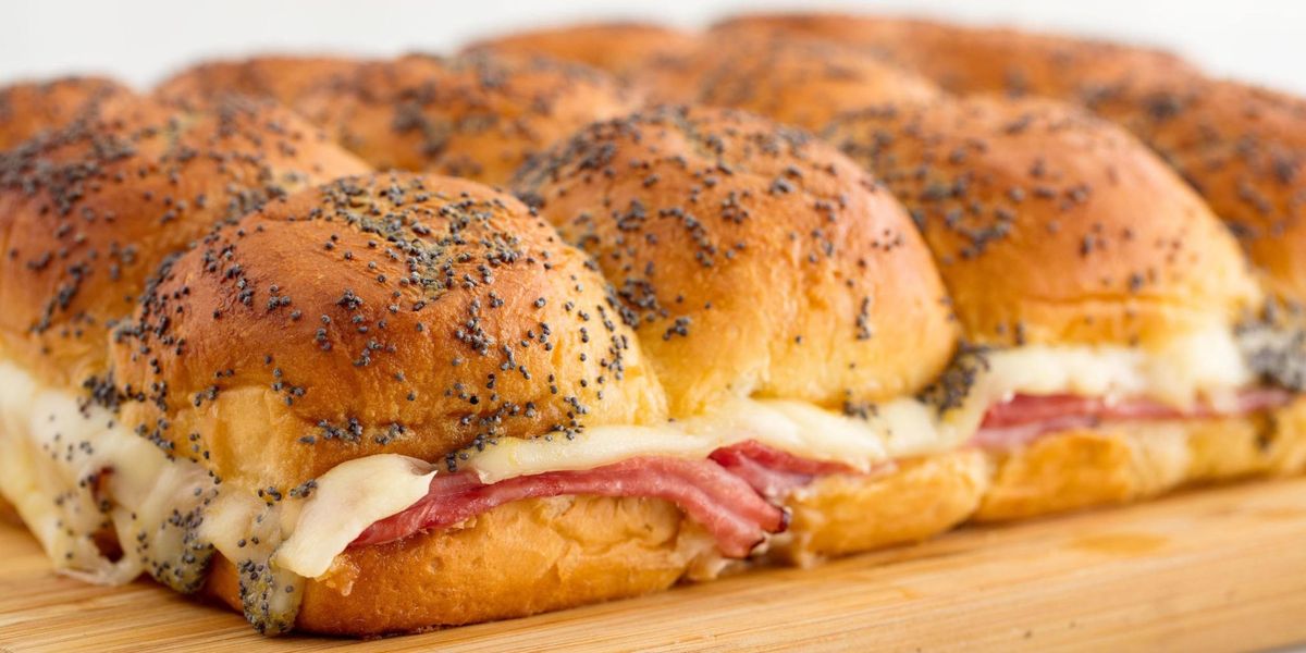Ham and Cheese Sliders Recipe - How to Make Ham and Cheese Party Sandwiches
