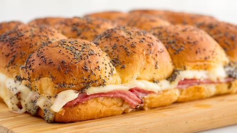 Ham and Cheese Sliders Recipe - How to Make Ham and Cheese Sliders