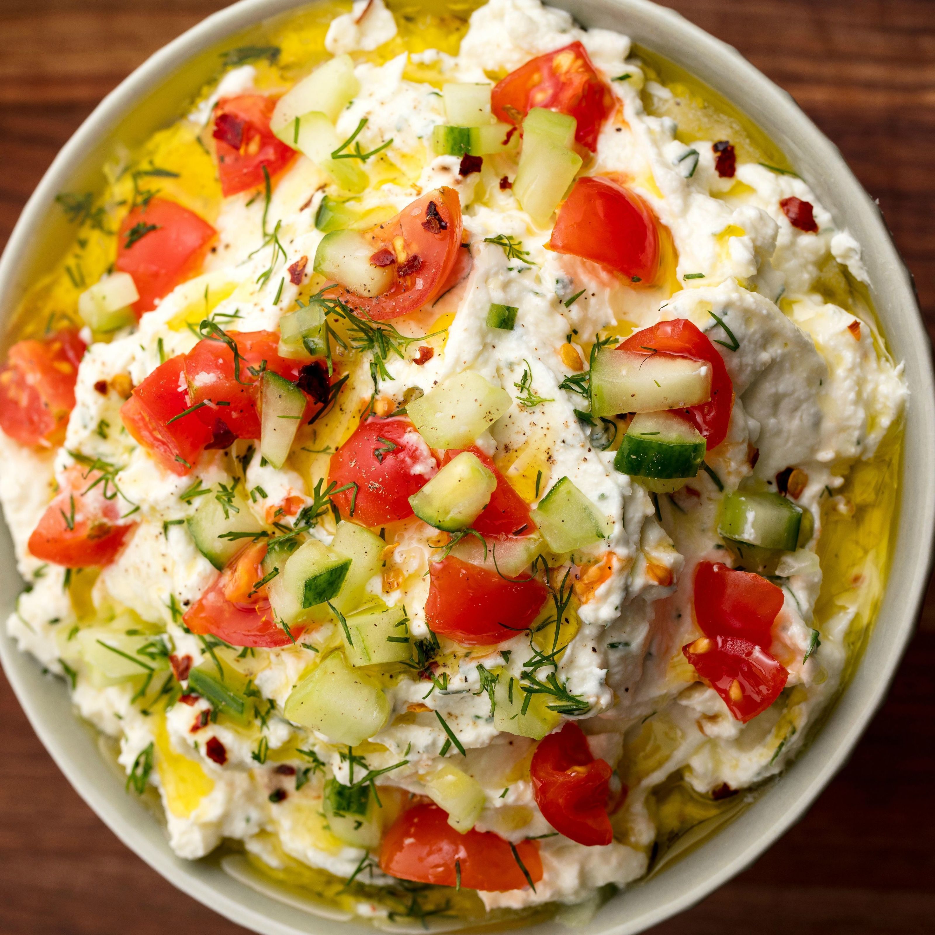 This Fluffy, Creamy Greek Feta Dip Will Disappear In Seconds