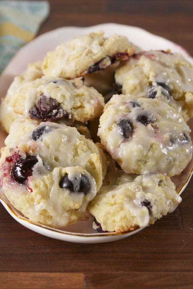 Blueberry Cream Cheese Cookies