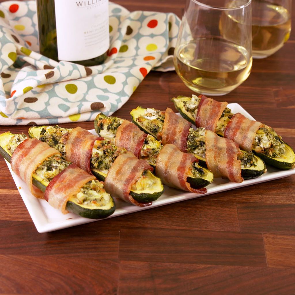 Bacon Wrapped Stuffed Zucchini Is The Low-Carb Dinner Of Your Dreams