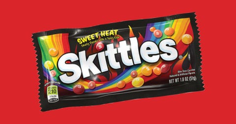 spicy skittles are now in stores