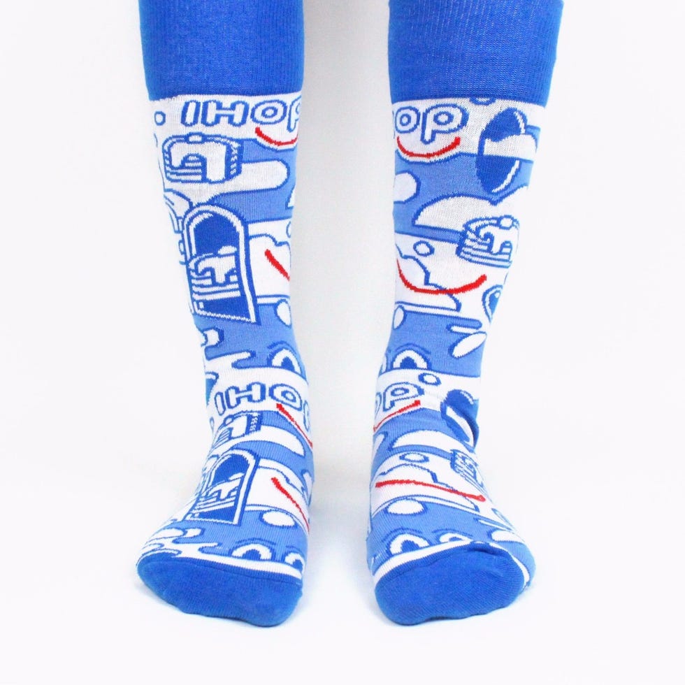 Blue, Sock, Cobalt blue, Footwear, Electric blue, Fashion accessory, Leg, Design, Shoe, Pattern, 