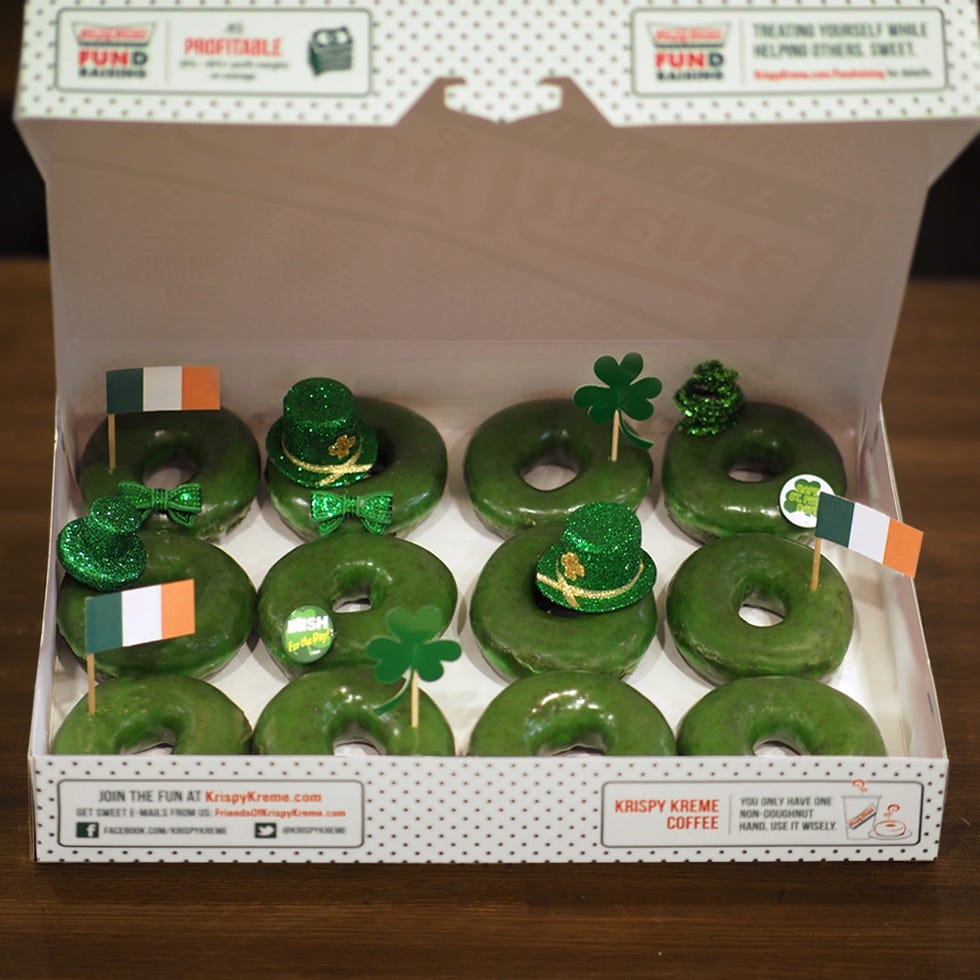Krispy Kreme Green Donuts