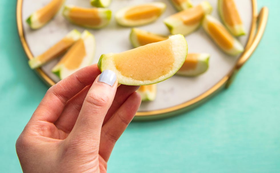 Caramel Apple Jello Shots Horizontal