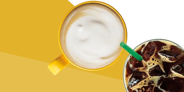 Food, Drink, Coffee, Latte, Cuisine, Milkshake, Non-alcoholic beverage, Ingredient, Dish, Frappé coffee, 