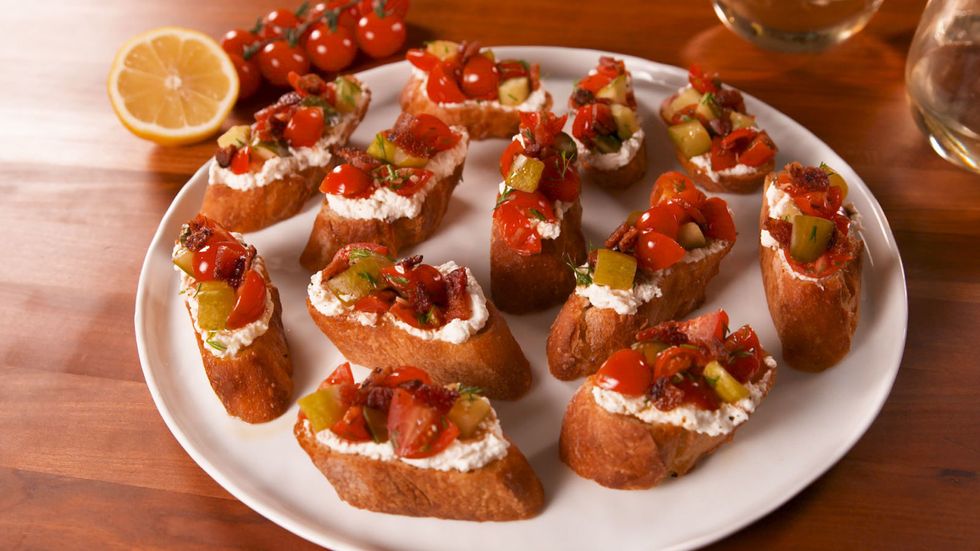 Best Bloody Mary Bruschetta Recipe - How to Make Bloody Mary Bruschetta