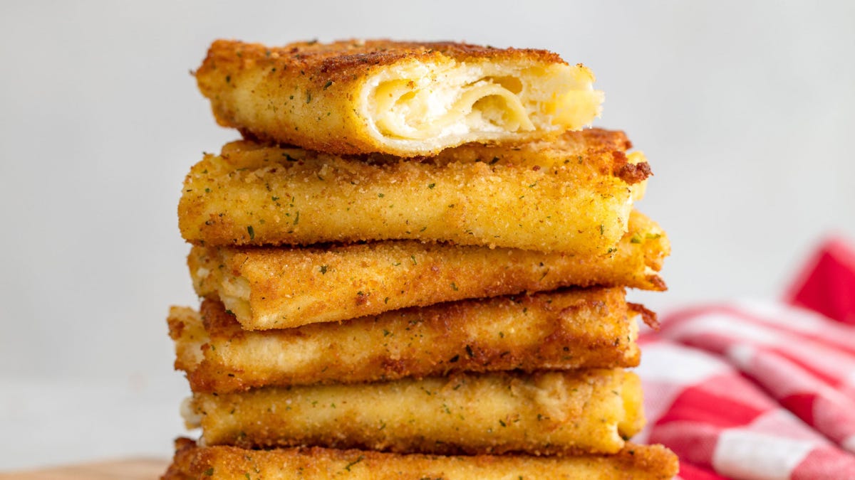 Video player poster image preview for Our Fried Lasagna Slays Olive Garden's Whole Menu