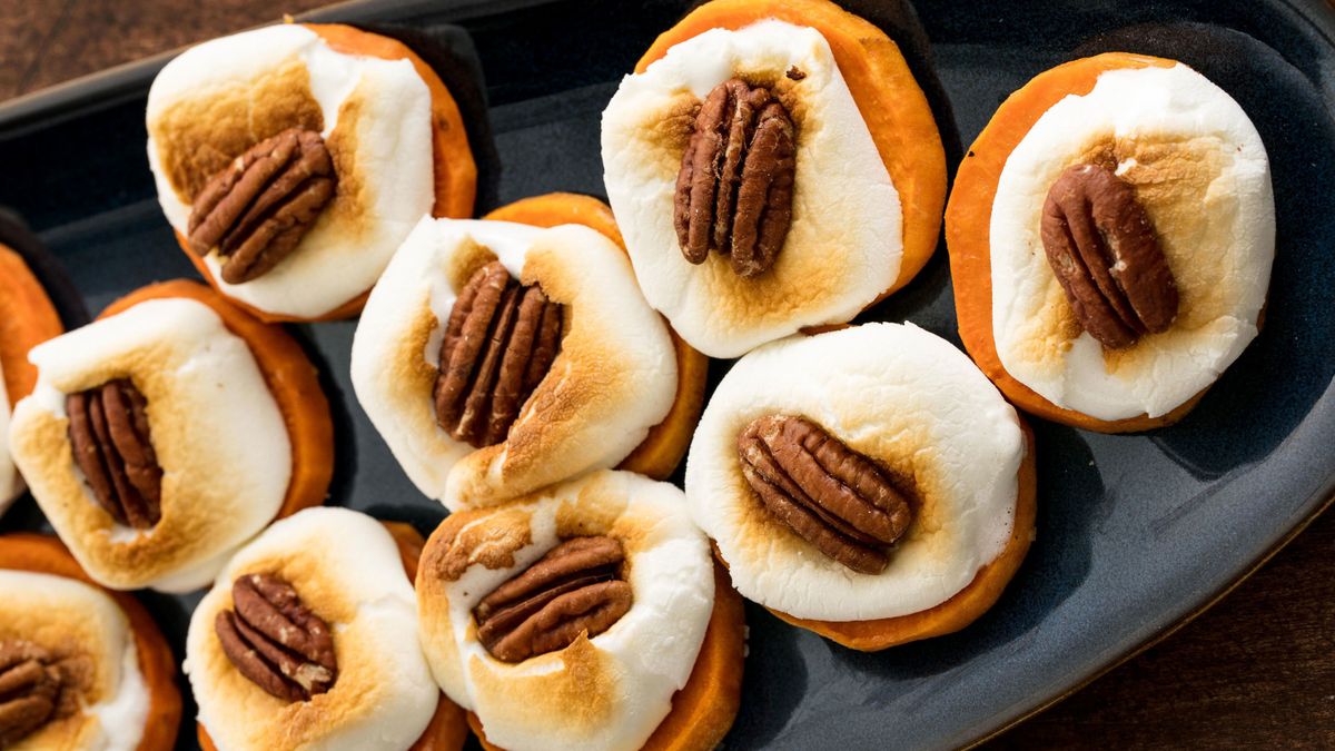 preview for Sweet Potato Bites Are The Cutest, Easiest Thanksgiving Appetizers