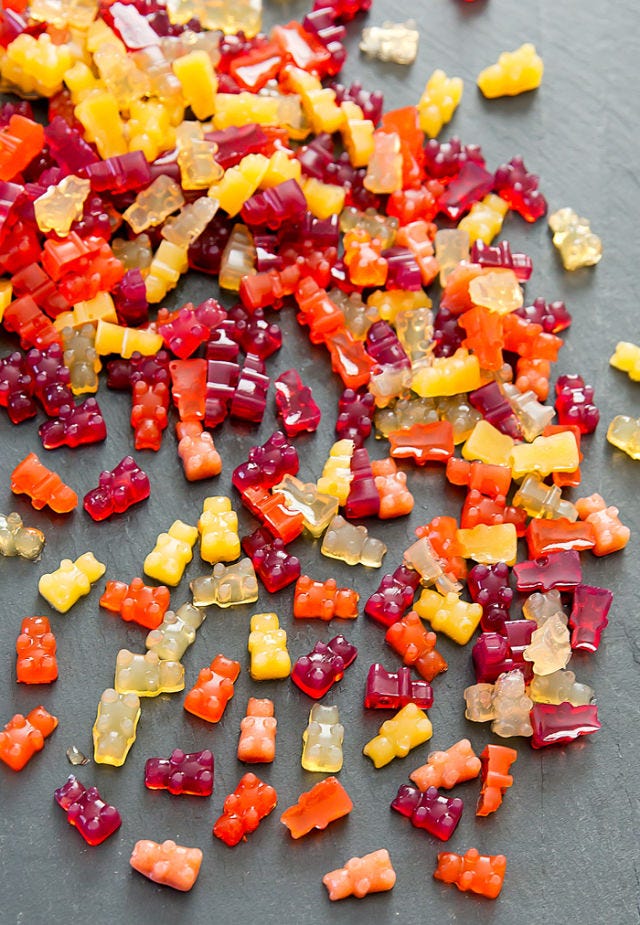 Food, Cuisine, Dish, Candy corn, Ingredient, Vegetarian food, Vegetable, Produce, Vegan nutrition, Plant, 