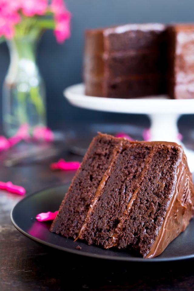 Food, Cuisine, Dish, Chocolate cake, Snack cake, Chocolate brownie, Dessert, Ingredient, Baked goods, Flourless chocolate cake, 