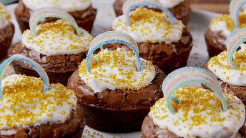 Pot 'O Gold Brownie Cups