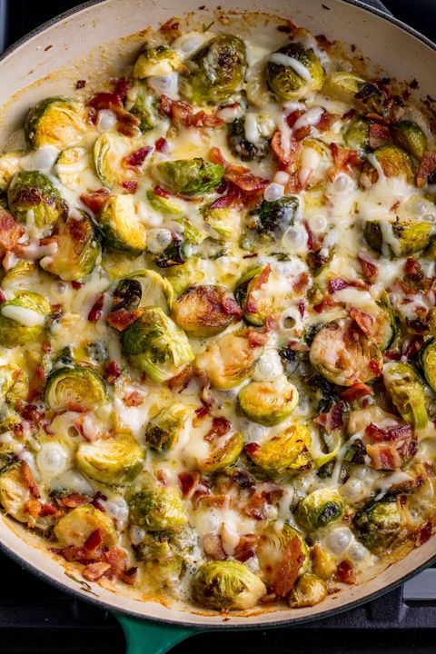 Cheesy Brussels Sprouts Vertical