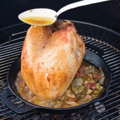 beer can turkey breast with bbq gravy