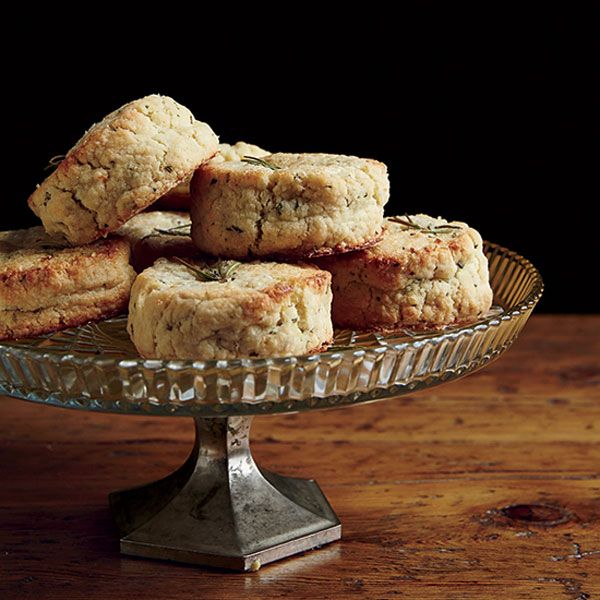 sugared lemon rosemary scones