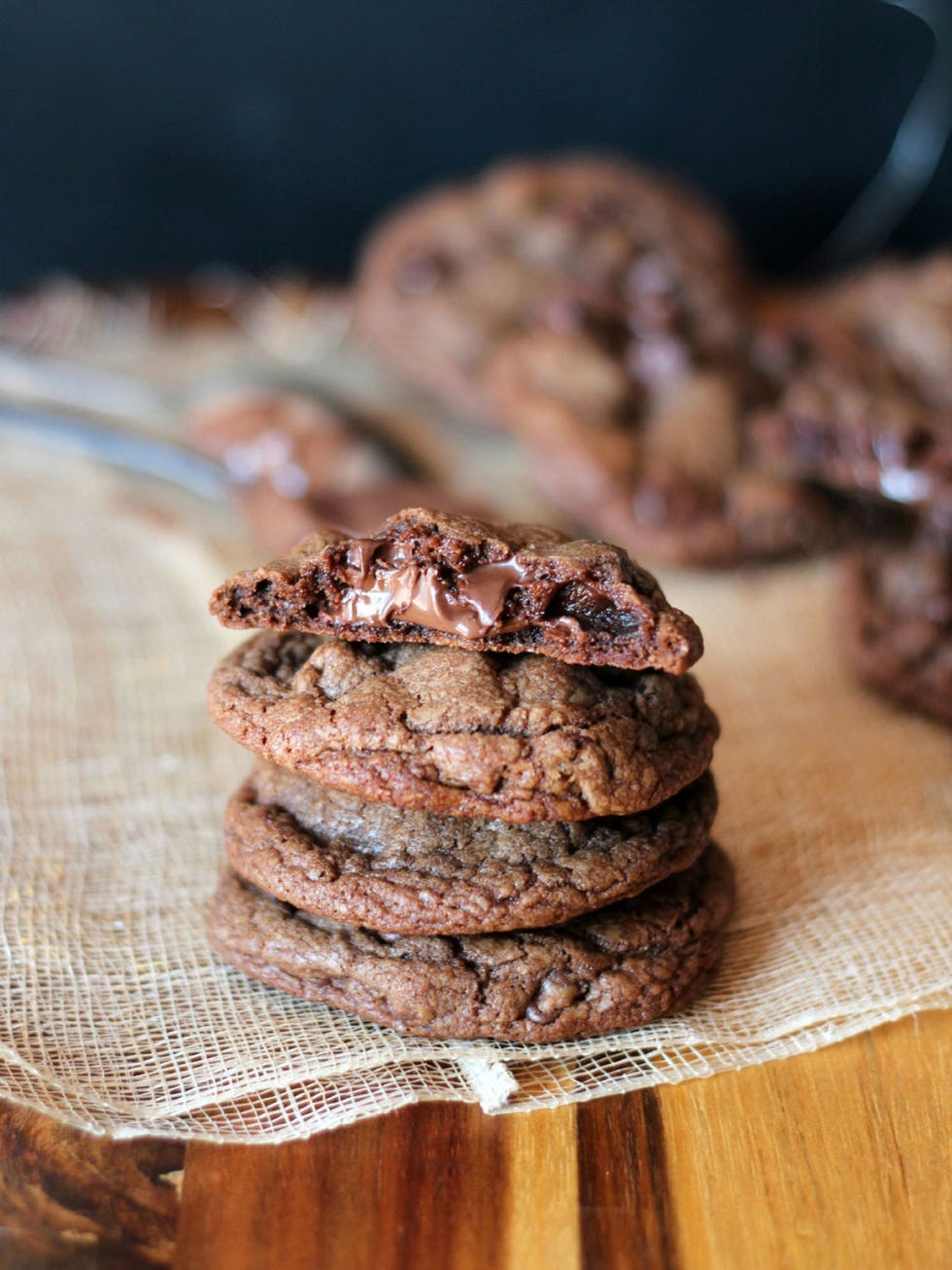 <p>As far as choco-holics are concerned, this is the cookie to end all cookies. Not only is it a double-chocolate cookie, but it's filled with dollops of Nutella.</p>
<p><strong>Get the recipe from <a href="http://cookiesandcups.com/nutella-filled-chocolate-chocolate-chip-cookies">Cookies & Cups</a>.</strong></p>