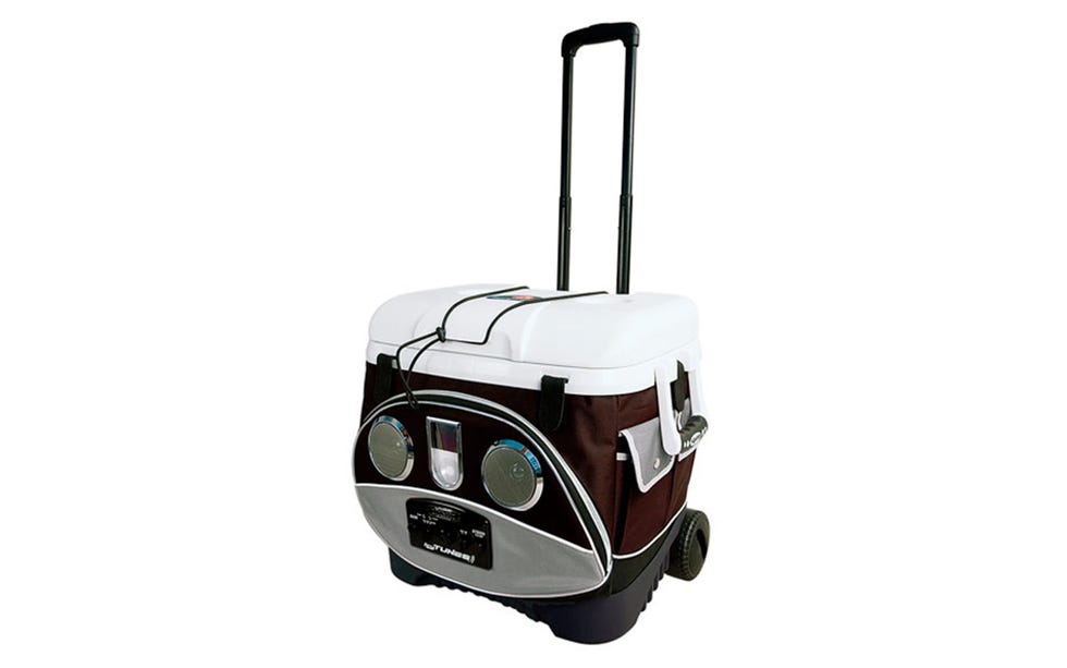 <p>Bring the party to your tailgate with the Igloo Cool Fusion 40 Quart IcyTunes Roller ($179.99, <a href="http://www.amazon.com/Igloo-Cool-Fusion-Ice-Tunes/dp/B001KLLZ5M/ref=sr_1_1?s=sporting-goods&ie=UTF8&qid=1383053605&sr=1-1&keywords=Igloo+Cool+Fusion+40+Ice+Tunes" target="_blank">amazon.com
</a>). Not only does it boast an MP3 player docking station and speakers, but this cooler maintains fridge-like temperatures for up to 11 hours. Features like built-in cup holders and side pockets for stowing utensils and napkins make this the perfect way to pack up all your tailgating essentials. </p>
