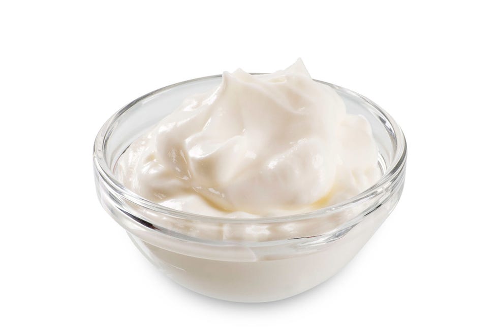 <p><strong>Heart-healthier pick: </strong>Lowfat plain yogurt</p>
<p><strong>Tip</strong> Use the same amount of yogurt as you would buttermilk to cut back on saturated fat and sodium. Greek yogurt can also replace sour cream in dishes that aren't heated, like chilled soups or creamy dips.</p>
<p>SOURCES: Jeremy Bearman, chef, Rouge Tomate, New York City. Alain Braux, chef and author, <em>Healthy French Cuisine for Less Than $10/Day</em>. Andrea Giancoli, RD, spokesperson, Academy of Nutrition and Dietetics. Rachel K. Johnson, PhD, chair, American Heart Association Nutrition Committee.</p>