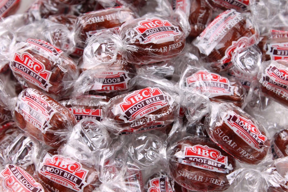 <p>Hard candy might not be the most welcome in anyone's ghoulish goodie bag, but if we were to make an exception for one, this would be it. The soda-sweet treats are even made by root beer companies like IBC so you can be sure to enjoy that signature taste you love in the bottle.</p>