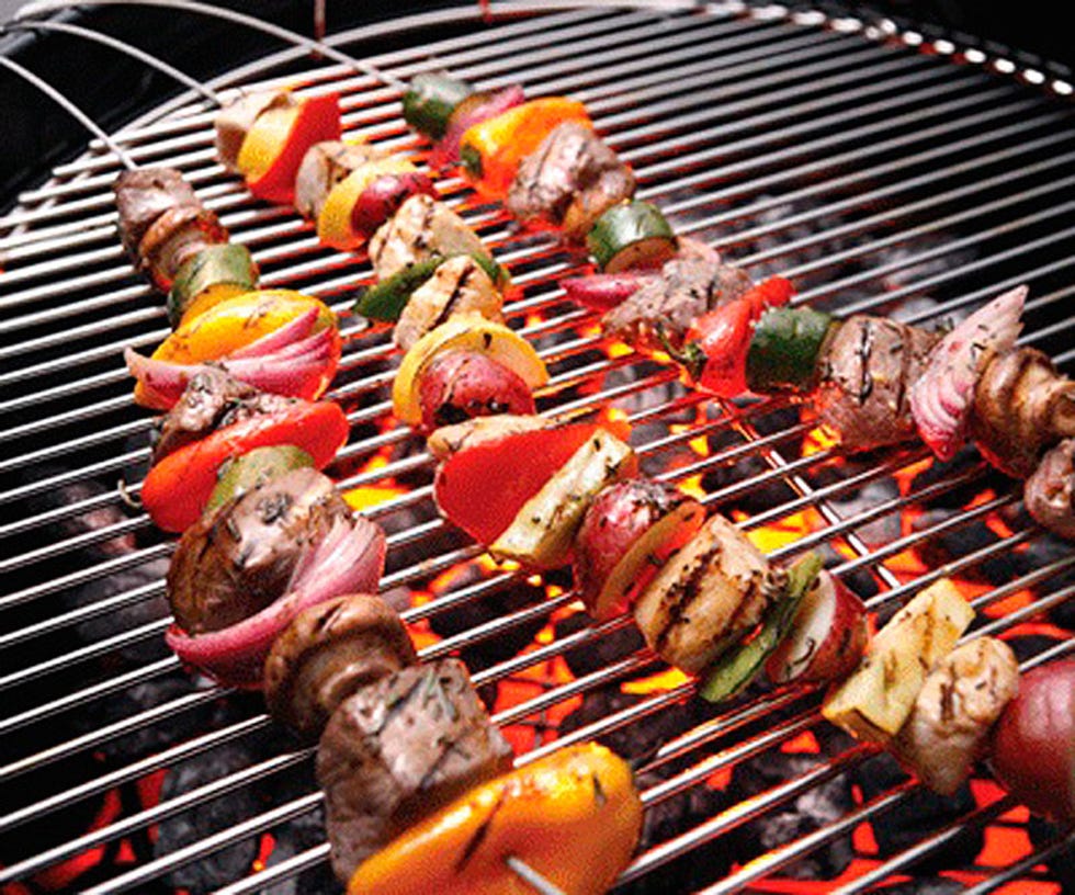 <p>Kabobs can now be as fun to put together as they are to eat. The FireWire Flexible Grilling Skewers ($14.95, <a href="http://www.amazon.com/Fire-Wire-Stainless-Flexible-Grilling/dp/B001BXMNAU/ref=sr_1_1?s=lawn-garden&ie=UTF8&qid=1383053959&sr=1-1&keywords=Fire+Wire+Stainless+Steel+Flexible+Grilling+Skewer%2C+Set+of+2" target="_blank">amazon.com
</a>) can be bent in any shape you want, like zigzags and circles, making them easy to fit on a crowded grill or in a bowl or bag for marinating. Plus, they're super fun to serve at parties. Longer and more durable than wooden skewers, the FireWire pierces through food easily and won't snap under pressure.</p>


