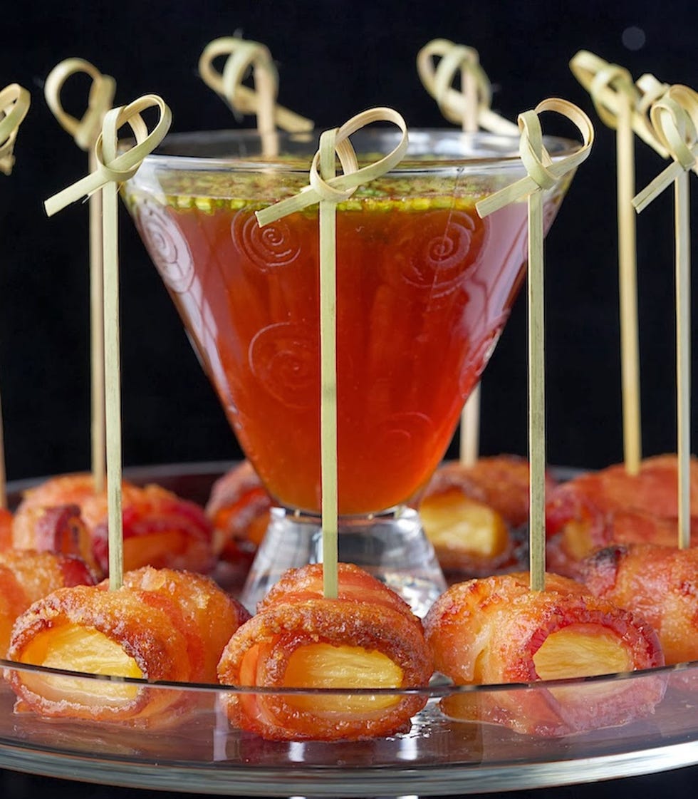 <p>Bacon just got a lot sweeter. With juicy pineapples and sugary-spicy sauce, this is basically candy.</p>
<p>Get the recipe at <a href="http://www.thecafesucrefarine.com/2013/12/candied-bacon-wrapped-pineapple-w-honey.html" target="_blank">The Café Sucre Farine</a>.</p>
