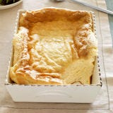 <p>Duhallow (a buttery, creamy, new semi-soft farmhouse cheese out of County Cork Ireland) is added to tender grits and baked to create a mouthwatering soufflé — all you need for a wholesome lunch. </p><p><b>Recipe:</b> <a href="/recipefinder/duhallow-cheese-grits-souffle-recipe-opr0310"><b>Duhallow Cheese and Grits Soufflé</b></a></p>