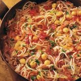 <p>Fennel and orange zest complement one another as well as the pantry staples canned tuna, chickpeas, and tomatoes. If you don't happen to have fedelini on hand, spaghettini or vermicelli would be fine.</p><p><b>Recipe:</b> <a href="/recipefinder/fedelini-tuna-chickpeas-recipe-8079"><b>Fedelini with Tuna and Chickpeas</b></a></p>