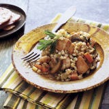 <p>When barley is added to the mix, comfort food gets a dose of heart-healthy whole grain, as well as a toasty, nutty flavor. Serve this one-pot meal with a simple green salad and, voila, dinner is done.</p><p><b>Recipe:</b> <a href="/recipefinder/toasted-barley-chicken-pilaf-ghk-0107"><b>Toasted Barley and Chicken Pilaf</b></a></p>