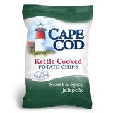 <p>More hot than sweet, these mouth-burning snacks are addictive with a slow burn. <a href="http://www.amazon.com/Cape-Cod-Potato-Chips-Jalepeno/dp/B004T1TT26/ref=sr_1_3?s=grocery&ie=UTF8&qid=1340067071&sr=1-3&keywords=Sweet+%26+Spicy+Jalape%C3%B1o%2C+Cape+Cod" target="_blank"><em>Amazon.com</em> </a></p>