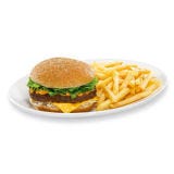 <p>The food at Wimpy's is anything buy, well, wimpy. The name of the chain was inspired by the character J. Wellington Wimpy from "Popeye." While Wimpy began as a special fast-food section in Lyons Corner House restaurants in the 1950s turned into its own burger-making establishment later. Today Wimpy is a well-known brand in the UK and South Africa. Some sample burgers include the Bender in a Bun with Cheese (all pork bender served with cheese, tomato, onions, and ketchup), Wimpy Spicy Bean Burger (canellini and red kidney beans with vegetables, spices, tomatoe, cheese, and ketchup), and the Double Mushroom Sauce Burger.</p>

<p><a href="http://wimpy.uk.com/" target="_blank">wimpy.uk.com</a><br />
<a href="http://www.wimpy.co.za/" target="_blank">www.wimpy.co.za</a></p>