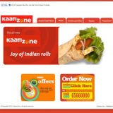 <p>The Kati roll may have been born as a street food, but Kaati Zone if one of India's fast-food establishments that brought it indoors. The eatery offers a wide variety of the rolls that inspired its name, including six with vegetarian fillings and five non-vegetarian options. You can also opt to buy a "cheeseria" or "paratha meal."</p>

<p><a href="http://www.kaatizone.com/" target="_blank">kaatizone.com</a></p>