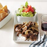 <p>Food and Wine's version of a street food classic, this recipe has everything you'd want and expect in the favorite Middle Eastern dish, including a creamy tahini sauce. </p><p><b>Recipe:</b> <a href="/recipefinder/lamb-shawarma-recipe-fw0511 "><b>Lamb Shawarma</b></a></p>