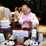 For dessert, veteran Governors Ball pastry chef Sherry Yard is planning to have a number of treats on hand, from mango crumbles to peanut butter chocolate pop rock pops.
<br /><br />
Hoping to replicate some of what's on the menu come Academy Awards night? Just in time for the chef's 19th consecutive year cooking for the ball, <a href="https://itunes.apple.com/us/app/wolfgang-puck-live-love-eat!/id514413501?ls=1&mt=8">Wolfgang Puck's free iPhone app</a> will include a selection of his best Oscar night recipes.