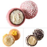 Cakes and cookies are making their way into truffle form. Godiva's collection includes <a href="http://www.godiva.com/boutique-exclusives/birthday-cake-truffle/6582,default,pd.html?cgid=Seasonal-Chocolates#start=11" target="_blank"> birthday cake</a> with vanilla cake mousse in a white chocolate shell, <a href="http://www.godiva.com/boutique-exclusives/pineapple-hummingbird-cake-truffle/6583,default,pd.html?cgid=Seasonal-Chocolates#start=14" target="_blank">pineapple hummingbird cake</a> with pineapple and banana ganache and pecan cream cheese frosting, and <a href="http://www.godiva.com/boutique-exclusives/cookie-dough-truffle/6584,default,pd.html?cgid=Seasonal-Chocolates#start=13" target="_blank">cookie dough</a> with cookie dough ganache in a milk chocolate shell.