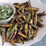 <p>Herbs and spices are another easy way to add flavor to your favorite foods while still avoiding salt. A dish like this spicy okra creation uses fresh lemon as well as a selection of dried spices to add tons of taste — enough that you could probably leave the salt out altogether. </p>
<p><b>Recipe: <a href="http://gogonow.org/recipefinder/skillet-roasted-spiced-okra-recipe-fw0910%22 target="_blank">Skillet-Roasted Spiced Okra</a></b></p>