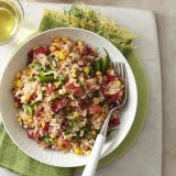 <p>Contributed by Ruth Estfon of Palm Harbor, Florida, this salmon and spinach meal will be on the table in 10 minutes flat.</p>
<p><strong>Recipe:</strong> <a href="http://gogonow.org/recipefinder/easy-tomato-risotto-recipe-ghk0811%22 target="_blank"><strong>Easy Microwave Tomato Risotto</strong></a></p>