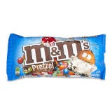 <p>Satisfy your sweet tooth with <a href="http://www.amazon.com/gp/product/B003JNAOME/ref=as_li_ss_tl?ie=UTF8&camp=1789&creative=390957&creativeASIN=B003JNAOME&linkCode=as2&tag=goodhousekeeping-20" target="blank"><b>M&M's Pretzel Chocolate Candies</b></a>. This sweet-and-salty bite-sized treat has a little something for everyone, whether they're a chocoholic or a pretzel fanatic. Buy a jumbo bag and make your own on-the-go servings with zip lock baggies for a taste of sweetness without a full-blown sugar high.</p>