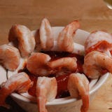 When has shrimp cocktail not been a popular appetizer? In the 1960s, peeled and cooked shrimp and cocktail sauce was a match made in heaven!