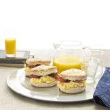 Breakfast Sandwiches <p>These homemade sandwiches make the perfect grab-and-go breakfast. If you bake and freeze an extra batch of biscuits in advance, all you'll need to do is reheat a couple in the oven the next time you make eggs and bacon.</p>
<p><b>Recipe: <a href="/recipefinder/classic-biscuit-recipe">The Classic Biscuit</a></b></p>